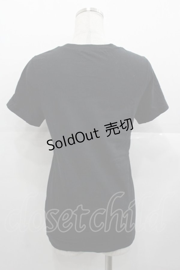 画像2: Jane Marple Dans Le Salon / クラウンTシャツ  黒 I-25-11-07-018-JM-TO-SA-ZI (2)