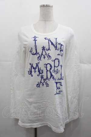 画像: Jane Marple / 25THカットソー  白Ｘ紺 I-25-11-07-019-JM-TO-SA-ZI