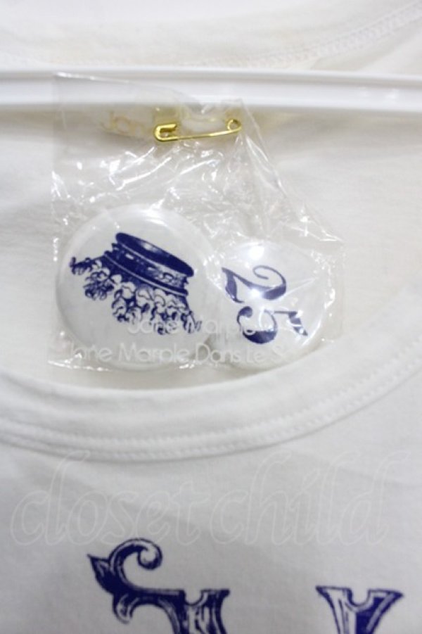 画像3: Jane Marple / 25THカットソー  白Ｘ紺 I-25-11-07-019-JM-TO-SA-ZI (3)