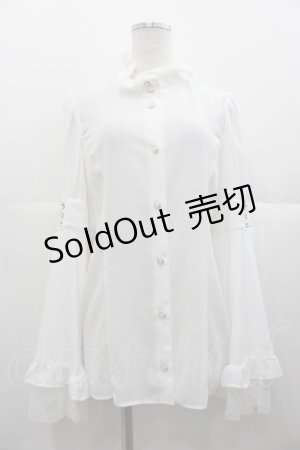 画像: MIHO MATSUDA / ブラウス・フィルモ L 白 I-25-11-07-023-GO-BL-SA-ZI