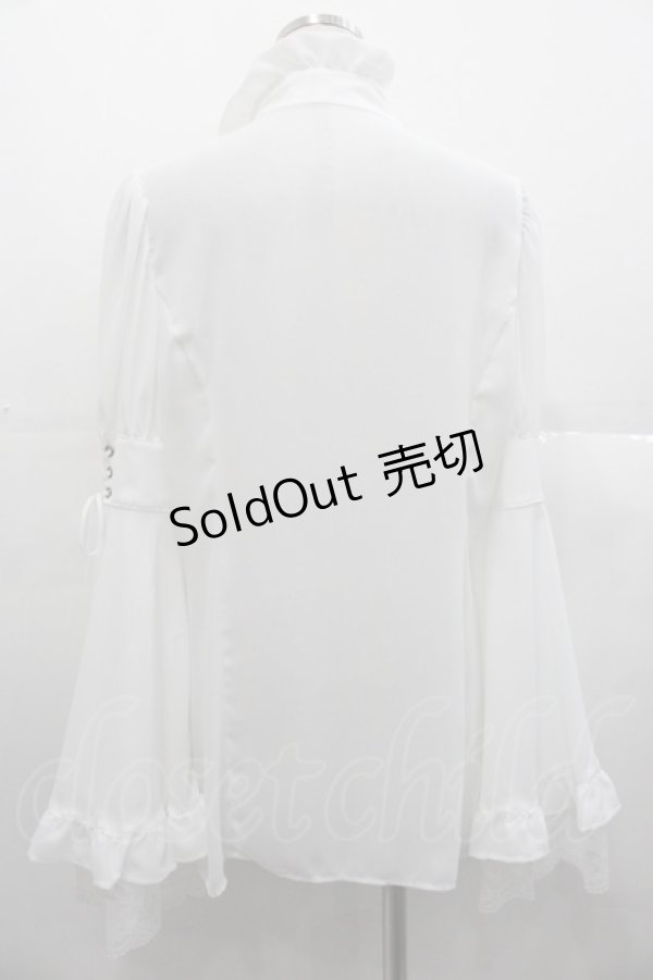 画像2: MIHO MATSUDA / ブラウス・フィルモ L 白 I-25-11-07-023-GO-BL-SA-ZI (2)