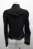 画像2: Sheglit / "Victorian"フリルブラウス  黒 I-25-11-07-024-EL-BL-SA-ZI (2)