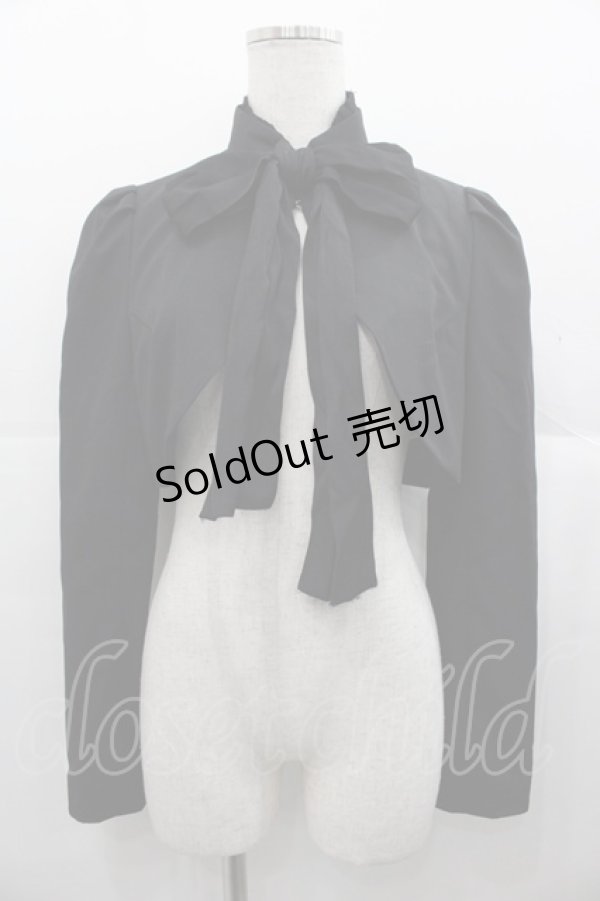 画像1: Sheglit / "Earl Grey"クラシカルボレロ  黒 I-25-11-07-027-EL-JA-SA-ZI (1)