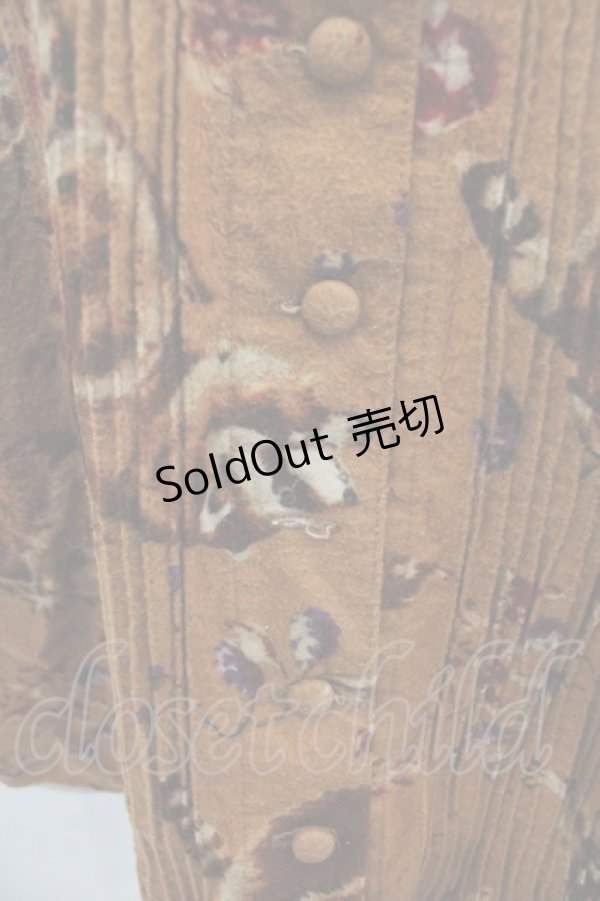 画像4: NATURE TRAIL / あらいぐまプリントシャツ  ブラウン I-25-11-07-031-LO-BL-SA-ZI (4)