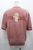 画像2: PINK HOUSE / キューピー刺繍半袖ニットカーディガン  ピンク I-25-11-07-033-LO-TO-SA-ZI (2)
