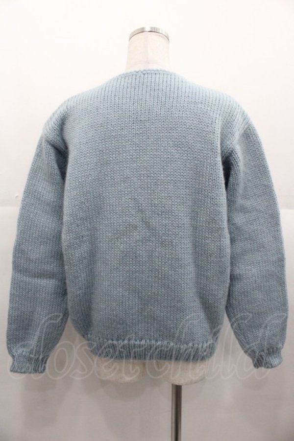 画像2: PINK HOUSE / さんたさんニットセーター  サックス I-25-11-07-035-LO-TO-SA-ZI (2)