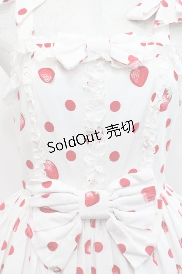 画像3: Angelic Pretty / Milky Berryジャンパースカート  白 I-25-11-12-027-AP-OP-SA-ZI (3)