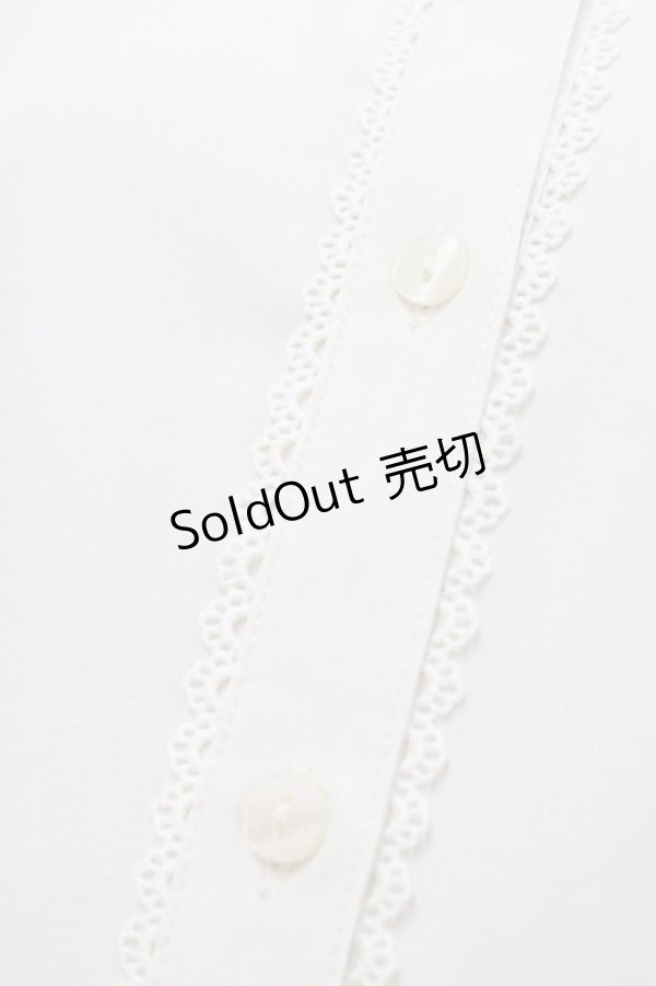 画像3: Kurumi Collaboration / KRデシンジゴスリブラウス LL アイボリー I-25-11-12-005-LO-BL-SA-ZI (3)