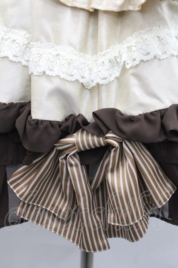 画像6: ALICE and the PIRATES / Milky Rail Train ネルラドレスセット  ブラウン I-25-11-12-032-PA-OP-SA-ZI (6)