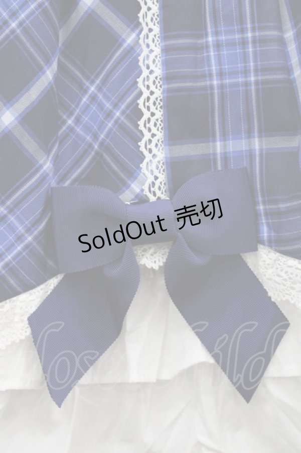 画像5: ALICE and the PIRATES / A/Pタータンチェック柄ジャンパースカート  青 I-25-11-12-034-PA-OP-SA-ZI (5)