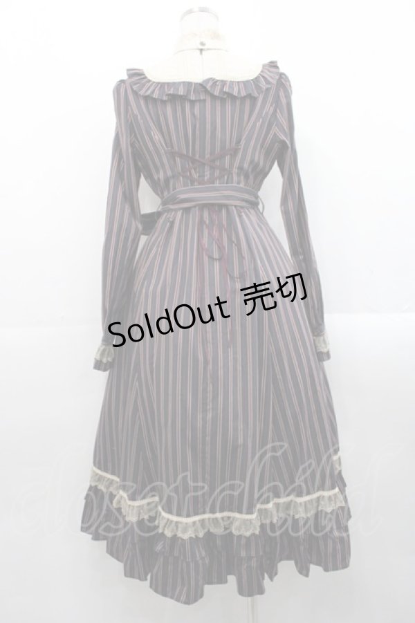 画像2: Victorian maiden / クラシカルドールロングドレス  ネイビー I-25-11-12-037-CL-OP-SA-ZI (2)