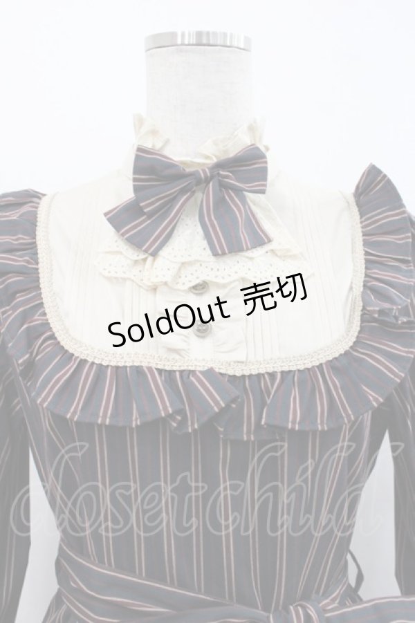 画像3: Victorian maiden / クラシカルドールロングドレス  ネイビー I-25-11-12-037-CL-OP-SA-ZI (3)