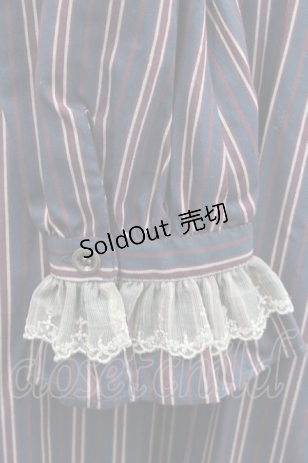 画像4: Victorian maiden / クラシカルドールロングドレス  ネイビー I-25-11-12-037-CL-OP-SA-ZI (4)