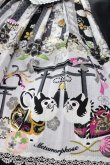 画像6: metamorphose / いろどり花てまり タックジャンパースカート  黒 I-25-11-12-038-ME-OP-SA-ZI (6)