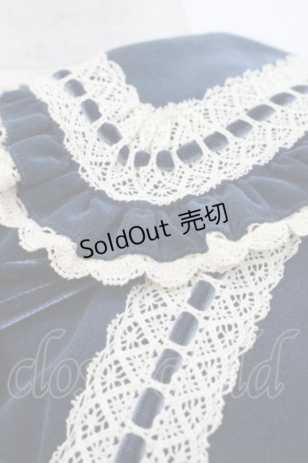 画像5: metamorphose / 別珍三段フリルワンピース  グリーン I-25-11-12-044-ME-OP-SA-ZI (5)