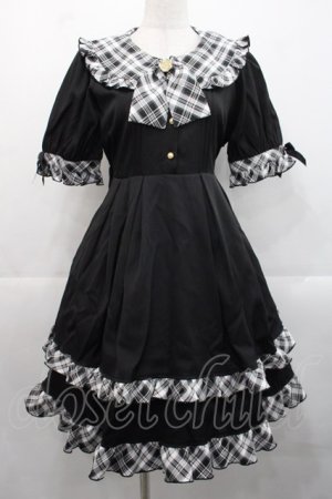 画像: Amavel / Country Waitress ワンピース  黒 I-25-11-12-045-CA-OP-SA-ZI