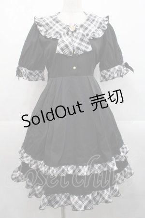 画像: Amavel / Country Waitress ワンピース  黒 I-25-11-12-045-CA-OP-SA-ZI