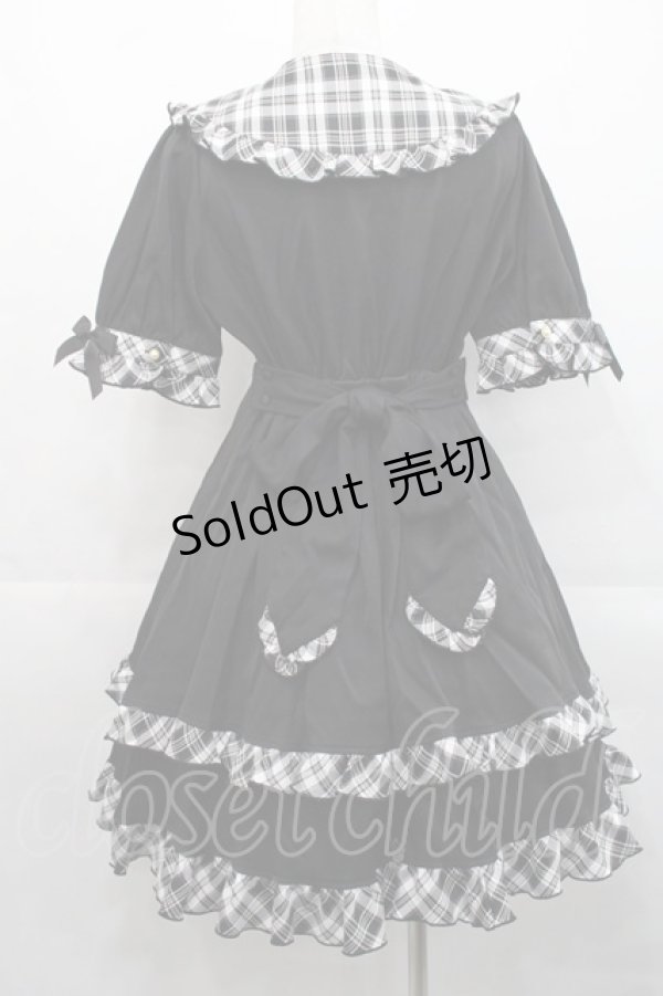 画像2: Amavel / Country Waitress ワンピース  黒 I-25-11-12-045-CA-OP-SA-ZI (2)