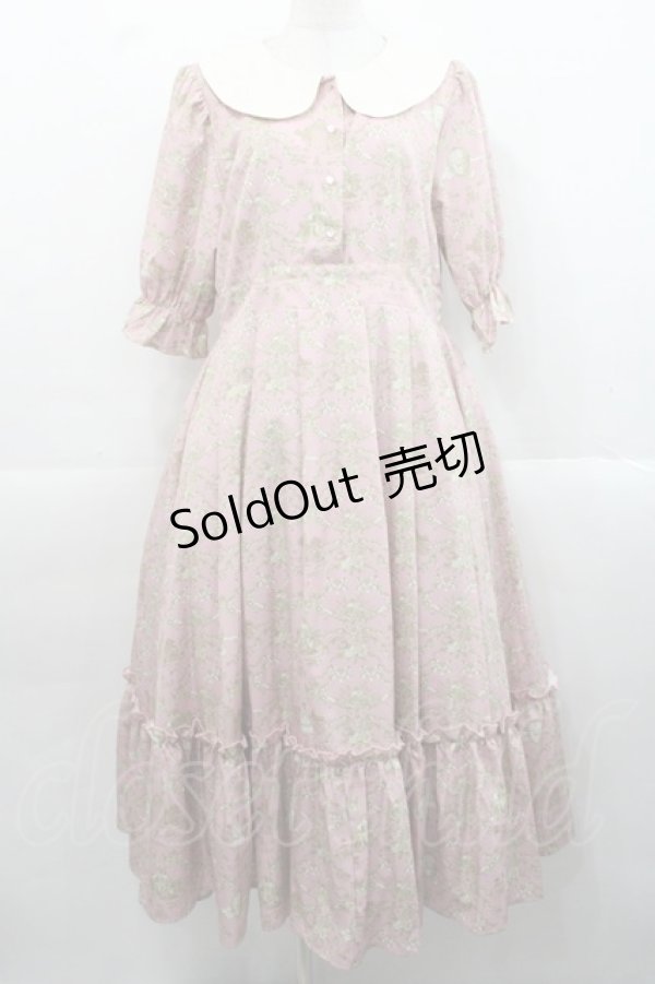 画像1: m petit by misako / NINA’Sコラボトワルドジュイワンピース L 中桃 I-25-11-12-047-LO-OP-SA-ZI (1)