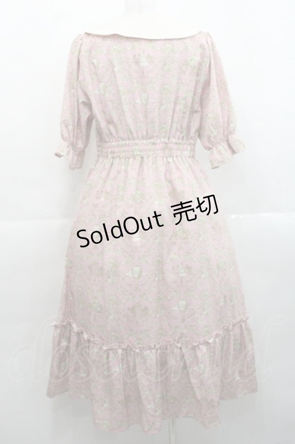 画像2: m petit by misako / NINA’Sコラボトワルドジュイワンピース L 中桃 I-25-11-12-047-LO-OP-SA-ZI (2)