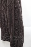 画像4: Maison de FLEUR Petite Robe canone / ニットカーディガン  ブラウン I-25-11-12-007-EL-TO-SA-ZI (4)