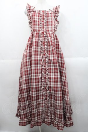 画像: FCL / ジャンパースカート L　 レッド I-25-11-12-049-LO-OP-SA-ZI