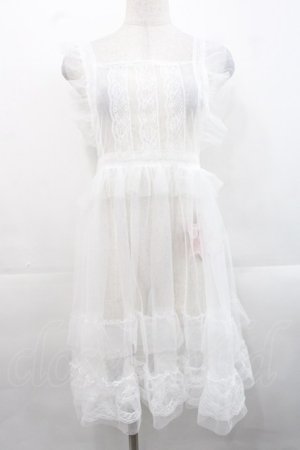 画像: FCL / 星名桜子 hsチュールエプロンジャンスカ M 白 I-25-11-12-053-LO-OP-SA-ZI