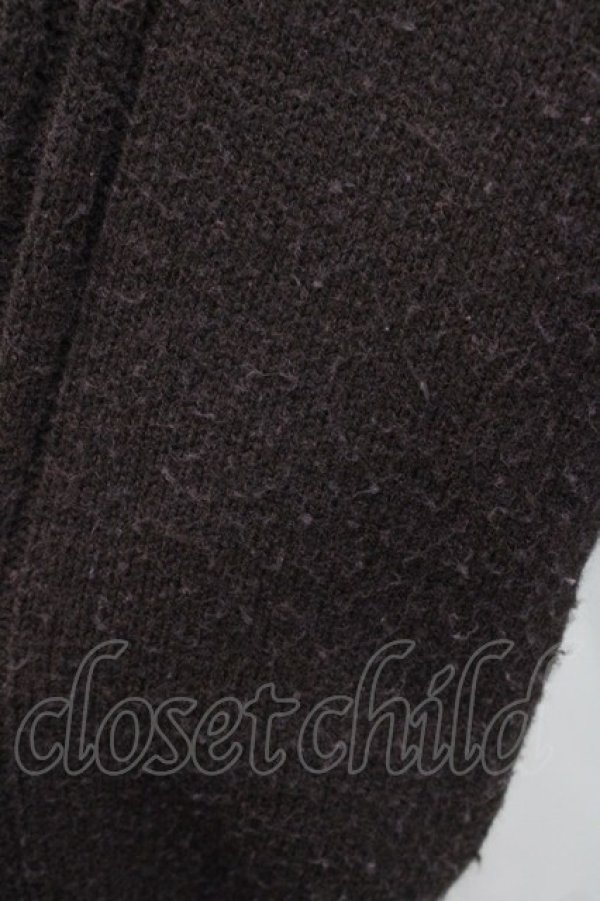 画像6: Maison de FLEUR Petite Robe canone / ニットカーディガン  ブラウン I-25-11-12-007-EL-TO-SA-ZI (6)