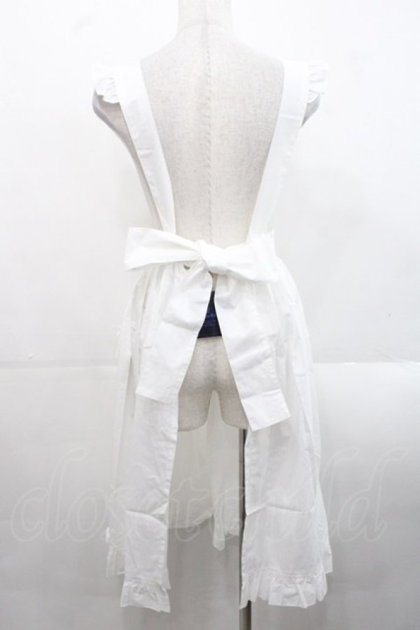 画像2: Moi-meme-Moitie / Gardeniaピンタックエプロン  白 I-25-11-12-061-MO-OP-SA-ZI (2)