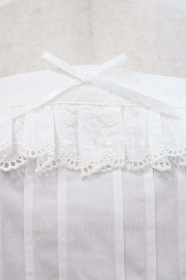 画像3: Moi-meme-Moitie / Gardeniaピンタックエプロン  白 I-25-11-12-061-MO-OP-SA-ZI (3)