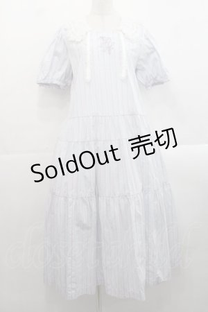 画像: PINK HOUSE / オリジナルマルチストライプワンピース  ラベンダー×サックス I-25-11-12-067-LO-OP-SA-ZI