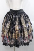 画像1: ATELIER PIERROT / Evening Partyスカート  黒 I-25-11-12-074-EL-SK-SA-ZI (1)
