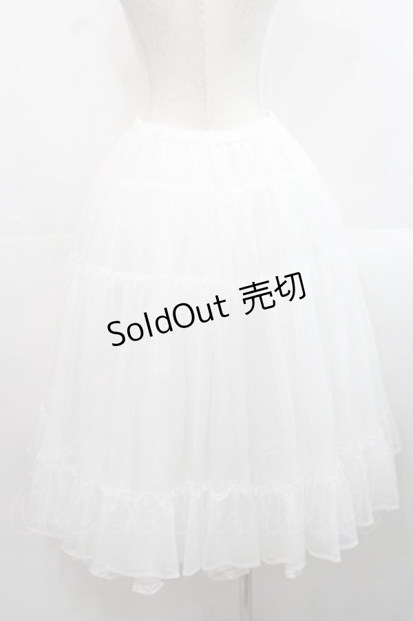 画像2: PINK HOUSE / テトロンシャースカート  白 I-25-11-12-078-LO-SK-SA-ZI (2)