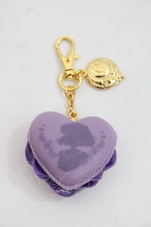 画像: Q-pot. / ハートフルマカロンバッグチャーム  ラベンダー I-25-11-12-085-QP-AC-SA-ZI