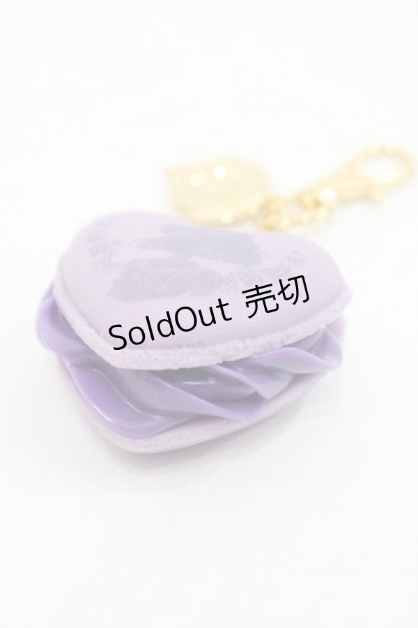 画像3: Q-pot. / ハートフルマカロンバッグチャーム  ラベンダー I-25-11-12-085-QP-AC-SA-ZI (3)