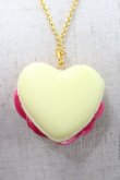 画像3: Q-pot. / ハートフルマカロンネックレス  イエロー I-25-11-12-086-QP-AC-SA-ZI (3)