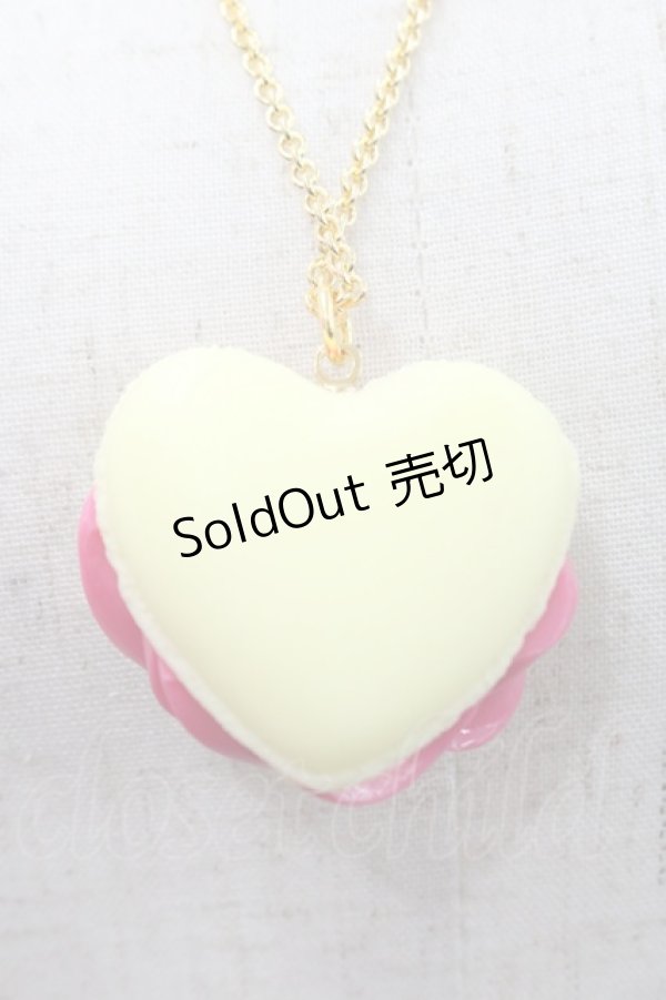 画像3: Q-pot. / ハートフルマカロンネックレス  イエロー I-25-11-12-086-QP-AC-SA-ZI (3)