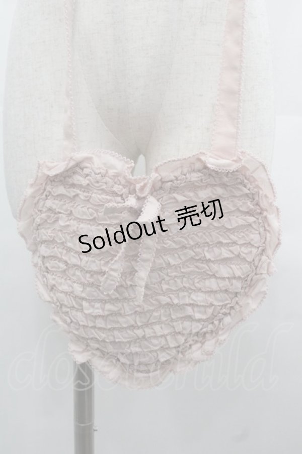 画像2: PINK HOUSE / ハートフリルショルダーバッグ  ピンク I-25-11-12-088-LO-BG-SA-ZI (2)