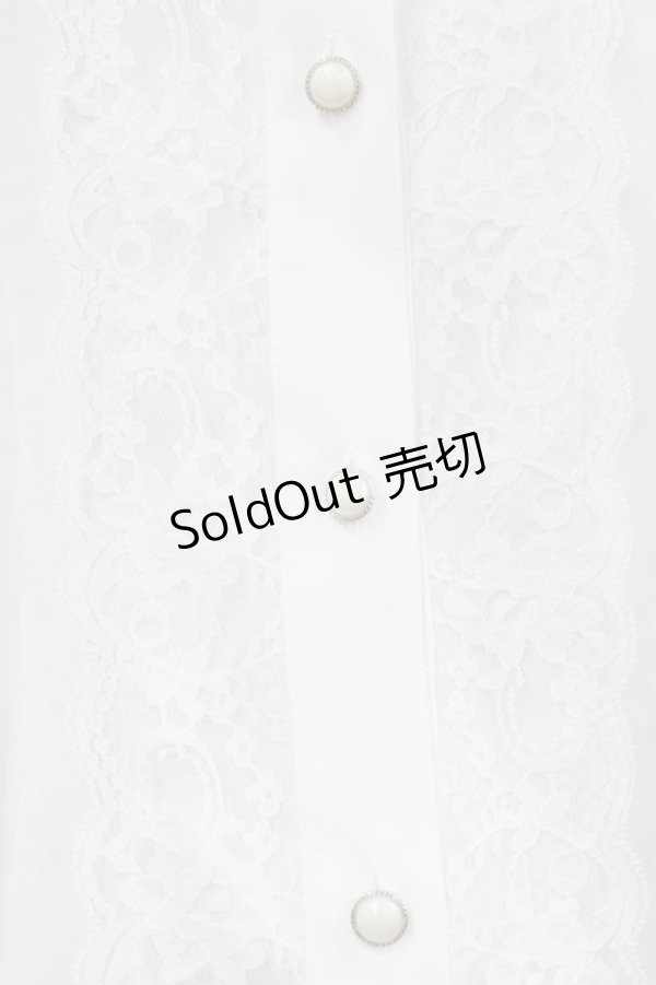 画像4: MIHO MATSUDA / ブラウス・ヴァニカ  白Ｘ黒 I-25-11-12-010-GO-BL-SA-ZI (4)