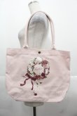 画像1: PINK HOUSE / ローズリースプリントバッグ  ピンク I-25-11-12-090-LO-BG-SA-ZI (1)