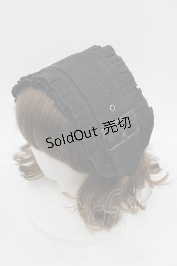 画像1: DimMoire / デニムベルトヘッドドレス  黒 I-25-11-12-096-LO-AC-SA-ZI (1)