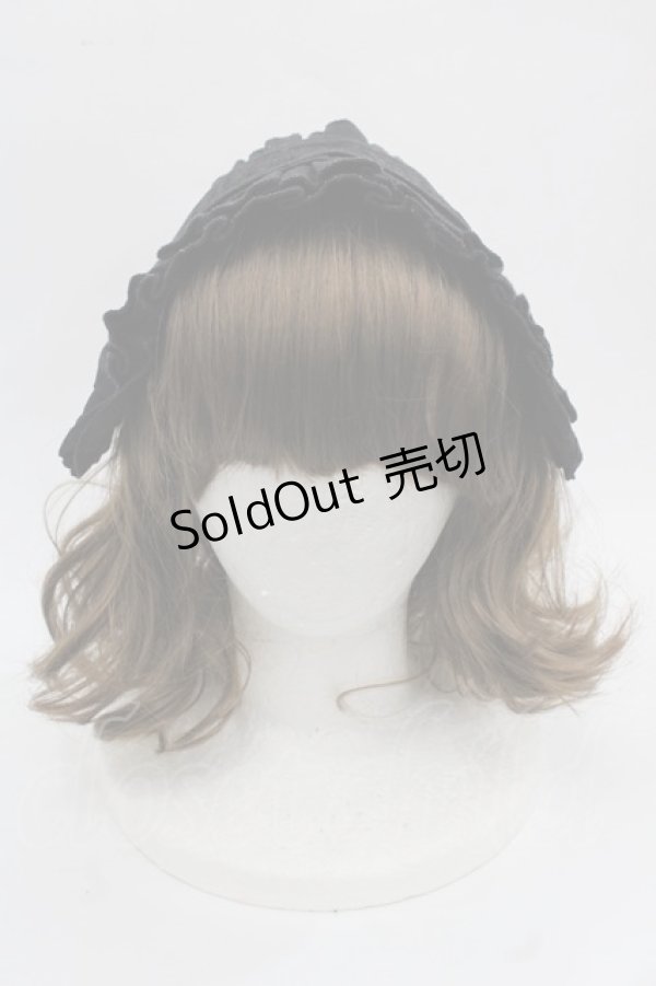 画像2: DimMoire / デニムベルトヘッドドレス  黒 I-25-11-12-096-LO-AC-SA-ZI (2)