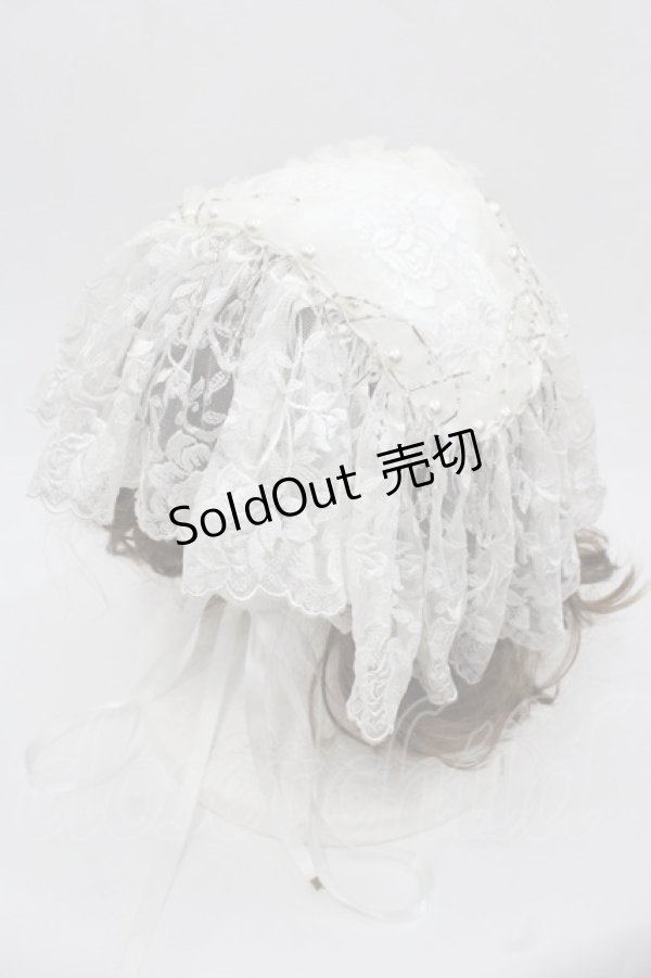 画像1: LOLITAその他(お買取対象外) / レースパールヘッドドレス  アイボリー I-25-11-12-097-LO-AC-SA-ZI (1)