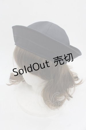 画像: Kurumi Collaboration / KRM*マリンハット  黒 I-25-11-12-098-LO-AC-SA-ZI