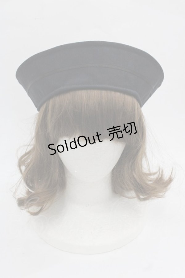 画像2: Kurumi Collaboration / KRM*マリンハット  黒 I-25-11-12-098-LO-AC-SA-ZI (2)