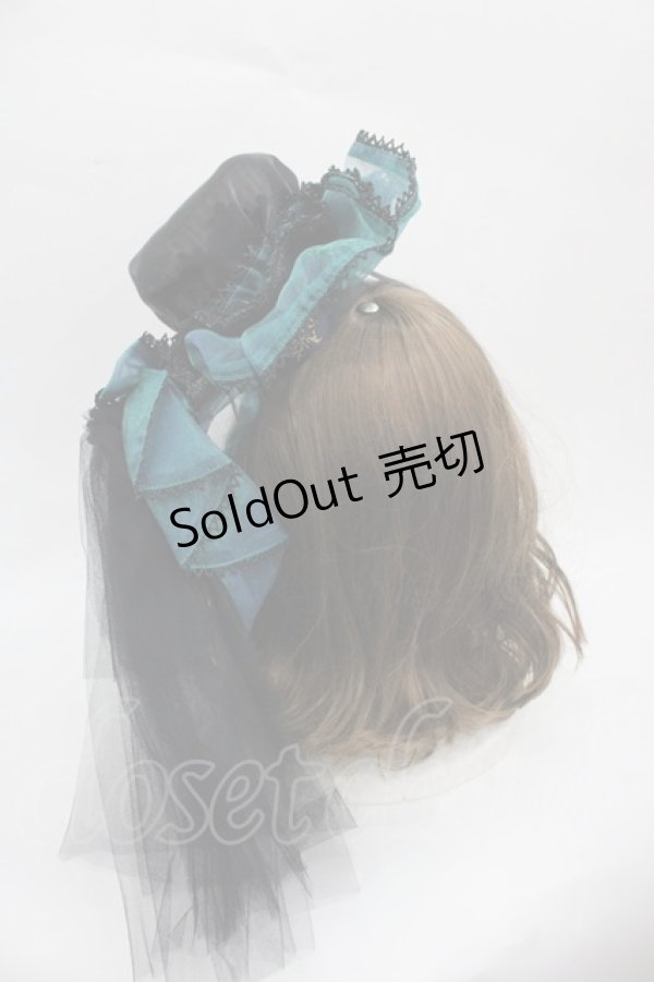 画像3: ALICE and the PIRATES / Crown jellyfishミニハット  黒 I-25-11-12-099-PA-AC-SA-ZI (3)