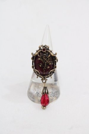 画像: axes femme / ゴシックローズリング  赤 I-25-11-12-104-AX-AC-SA-ZI