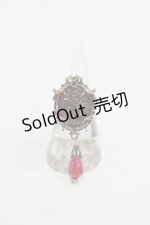 画像: axes femme / ゴシックローズリング  赤 I-25-11-12-104-AX-AC-SA-ZI