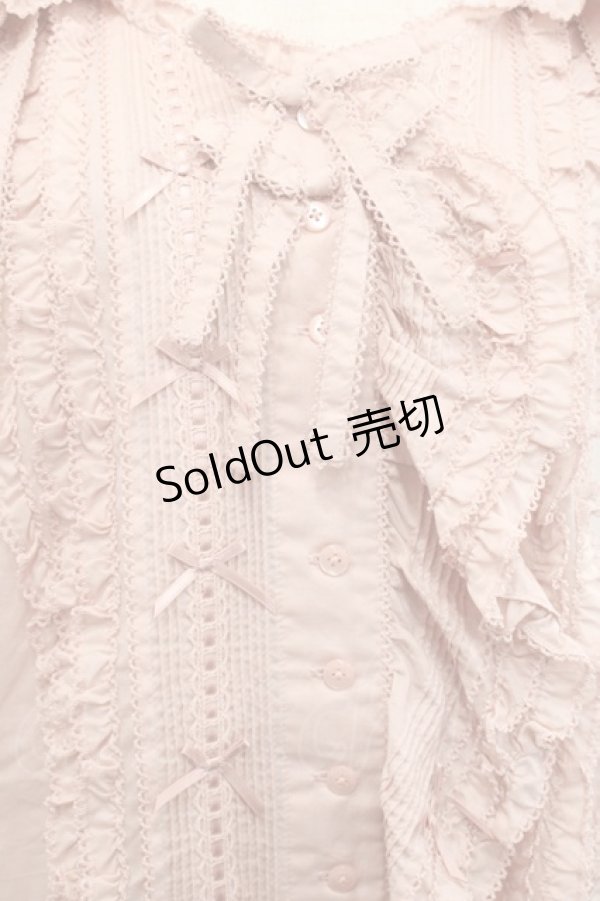 画像3: PINK HOUSE / うさぎの耳フード付きベストブラウス  ピンク I-25-11-12-011-LO-TO-SA-ZI (3)