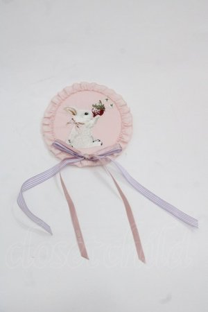 画像: PINK HOUSE / スイーツスプリングバニーワッペンブローチ  ピンク I-25-11-12-112-LO-ZA-SA-ZI